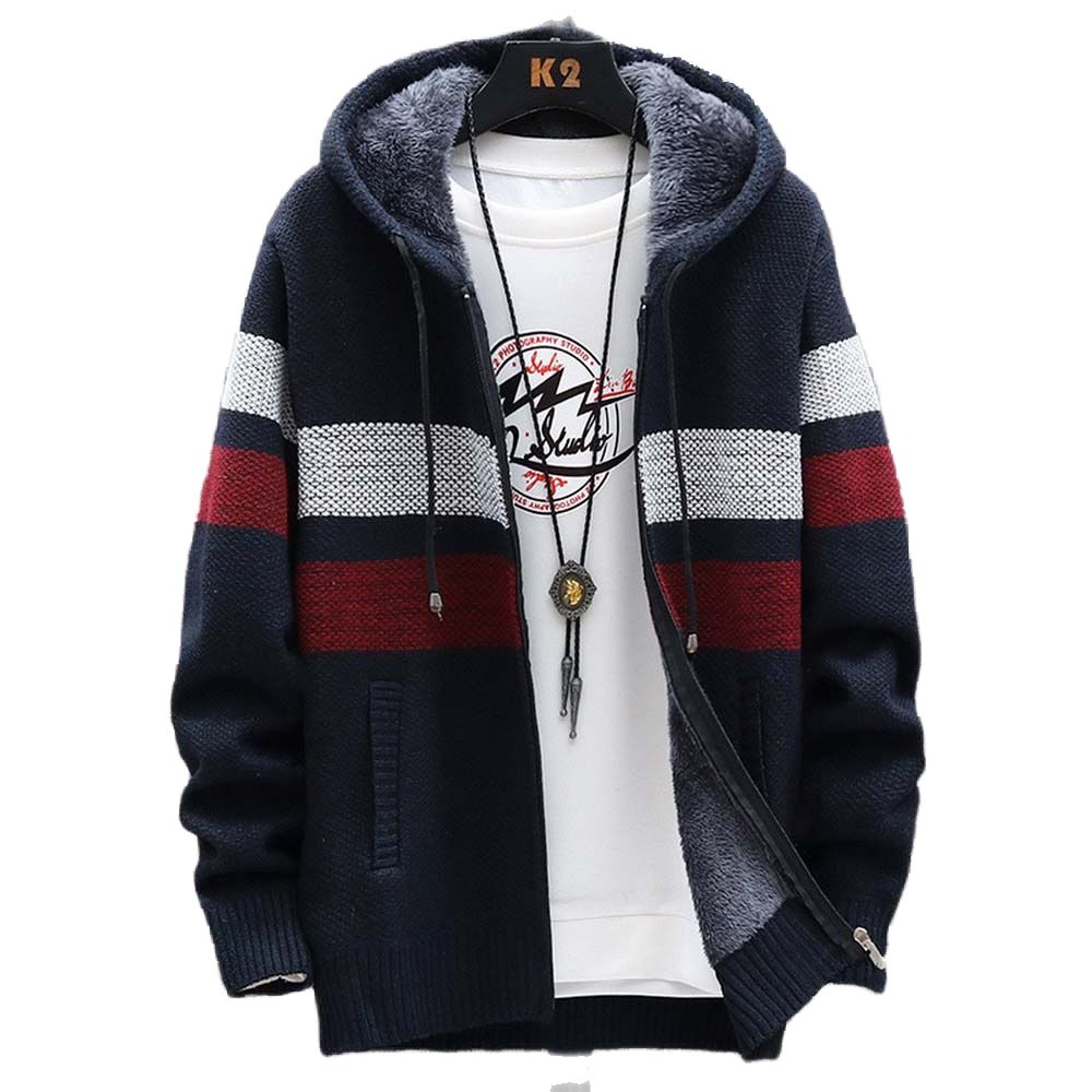 Winter Clothing Uae - Suéter a rayas para hombre, abrigo