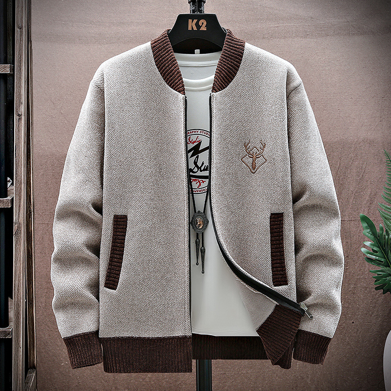 Winter Clothing Uae - Cárdigan de punto para hombre, abrigo