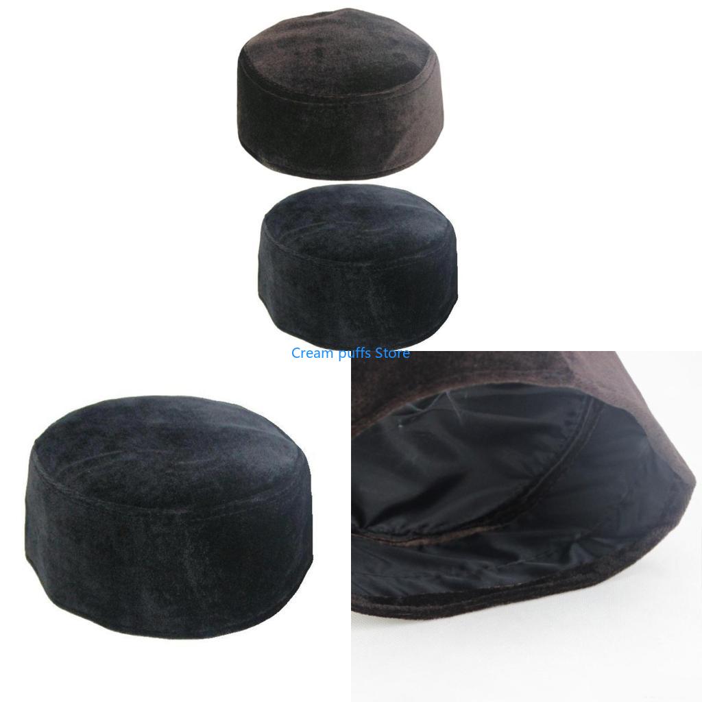 Winter Clothing Pakistan Men - 50le Hombres Musulmanes Sombreros gamuza Capas