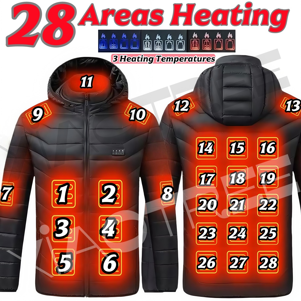 Winter Clothing Uae - Chaqueta calefactora de 28 áreas para