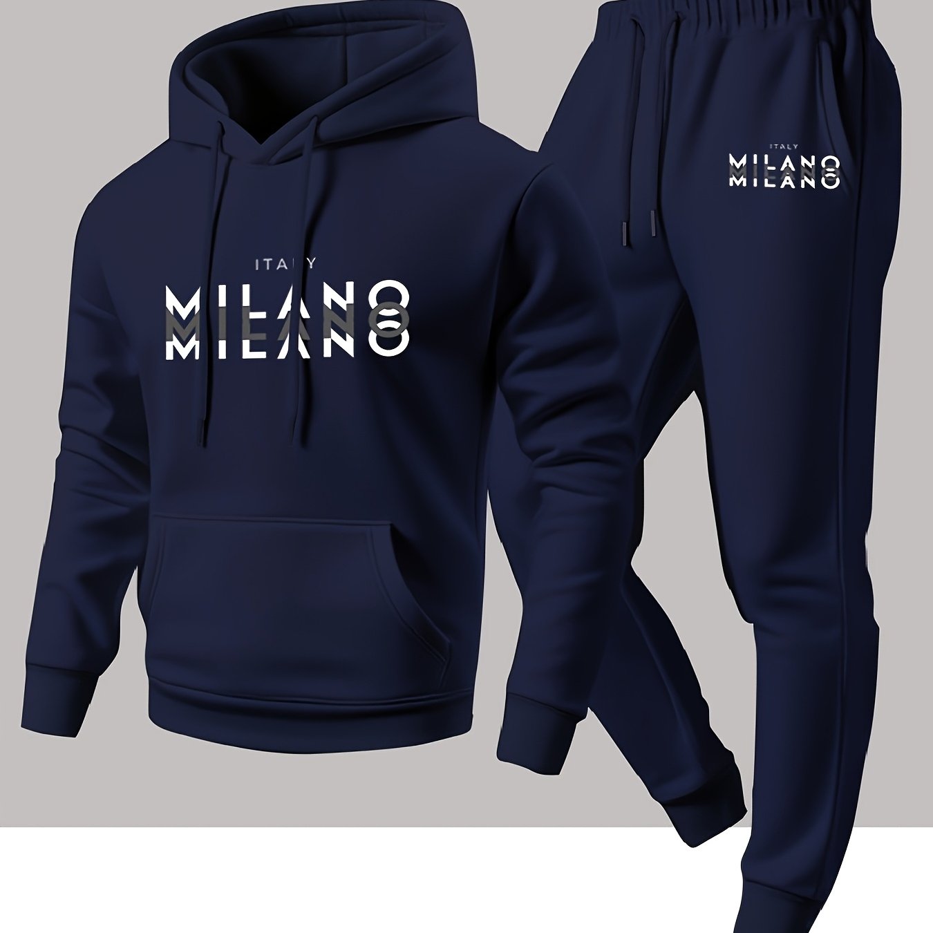 Winter Clothing Equipment - Conjunto Deportivo Casual para Hombre, Sudadera