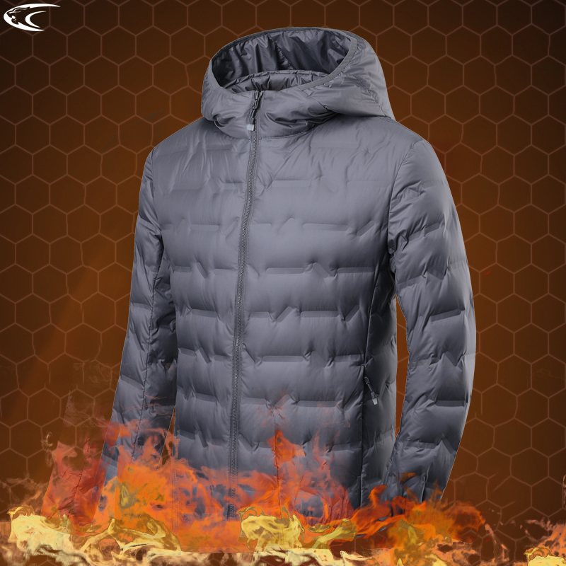Winter Clothing Hiking - LNGXO Chaqueta de plumón cálida de