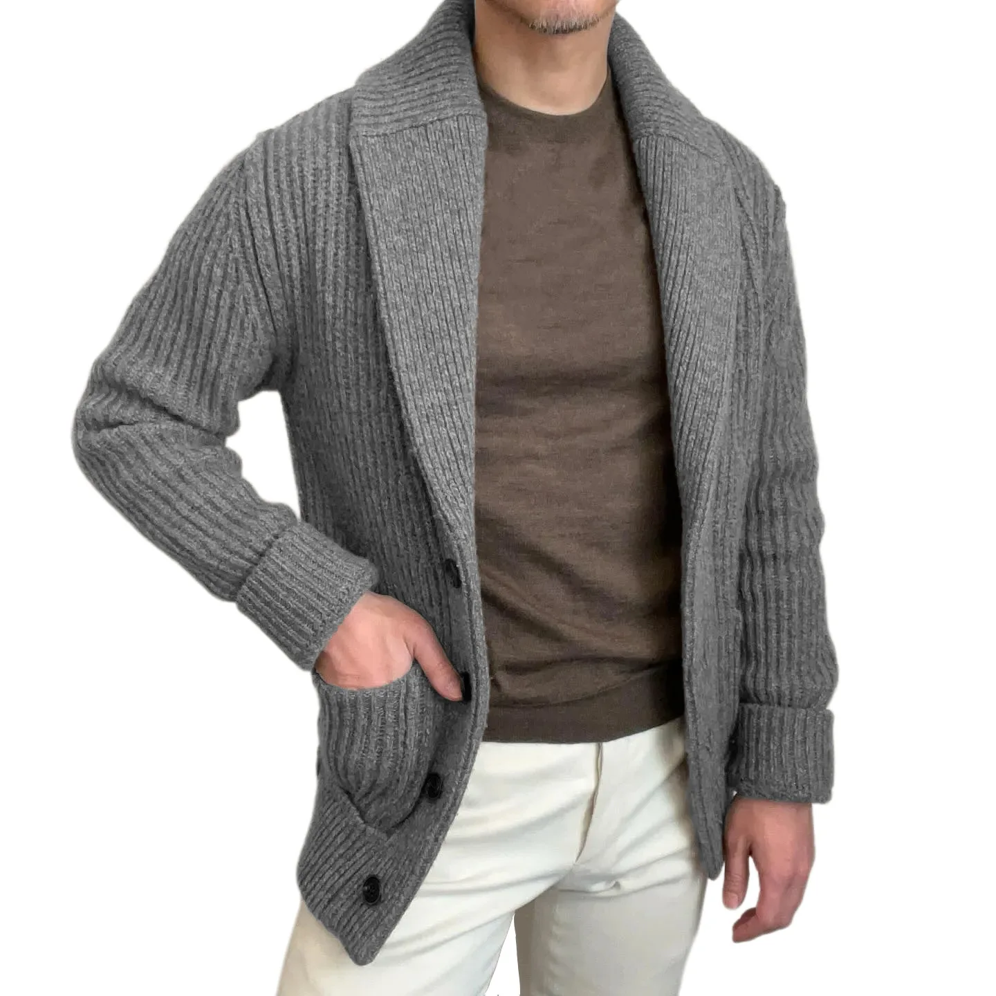 Suéteres para hombre, cárdigan - Winter Clothing Uae reseña y precio