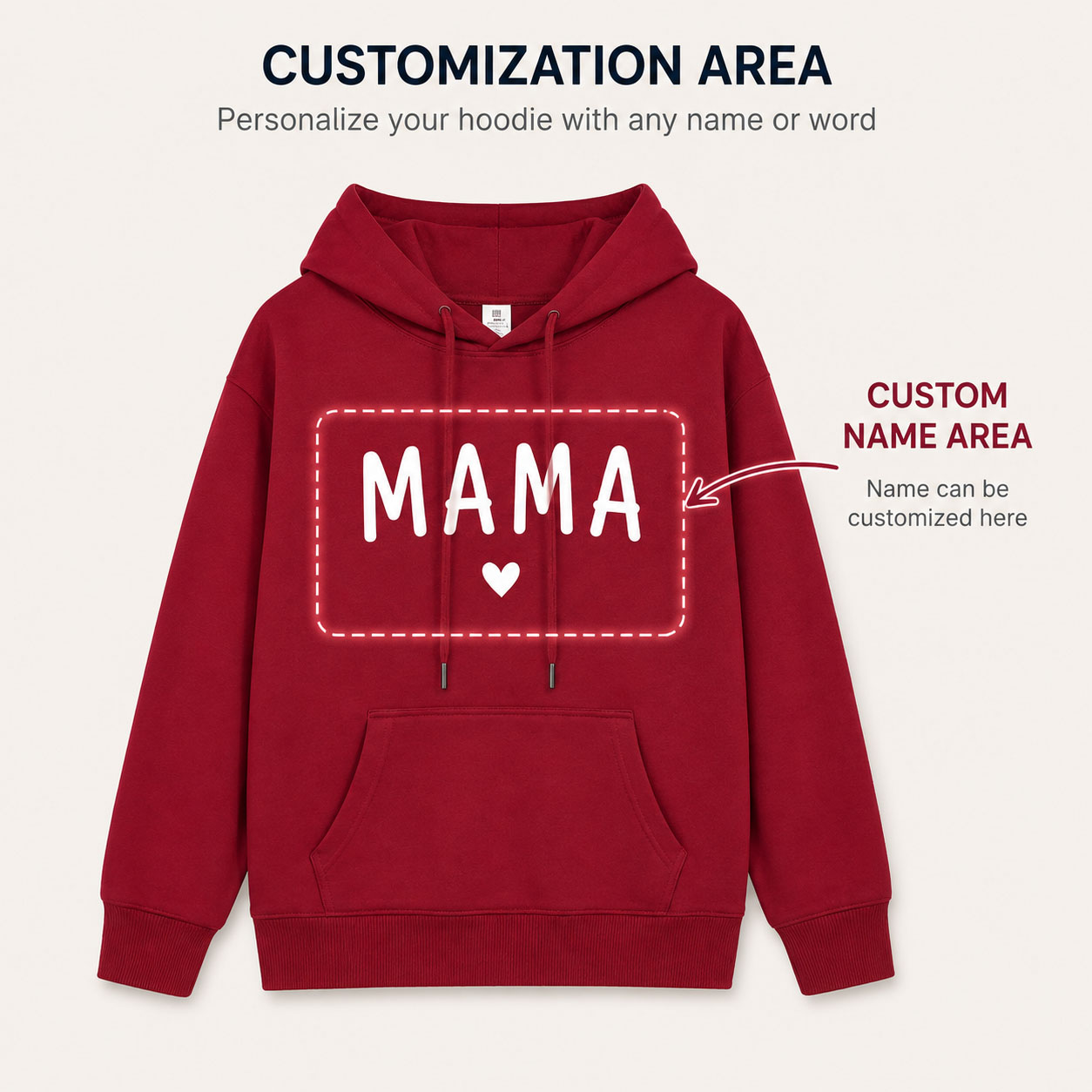 Sudadera con Capucha Personali - Winter Clothing Name reseña y precio