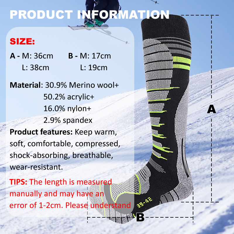 Calcetines de esquí de lana me - Thermal Sock Merino reseña y precio