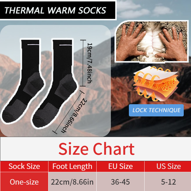 MuqiNush 1/2 pares de calcetin - Thermal Sock Merino reseña y precio