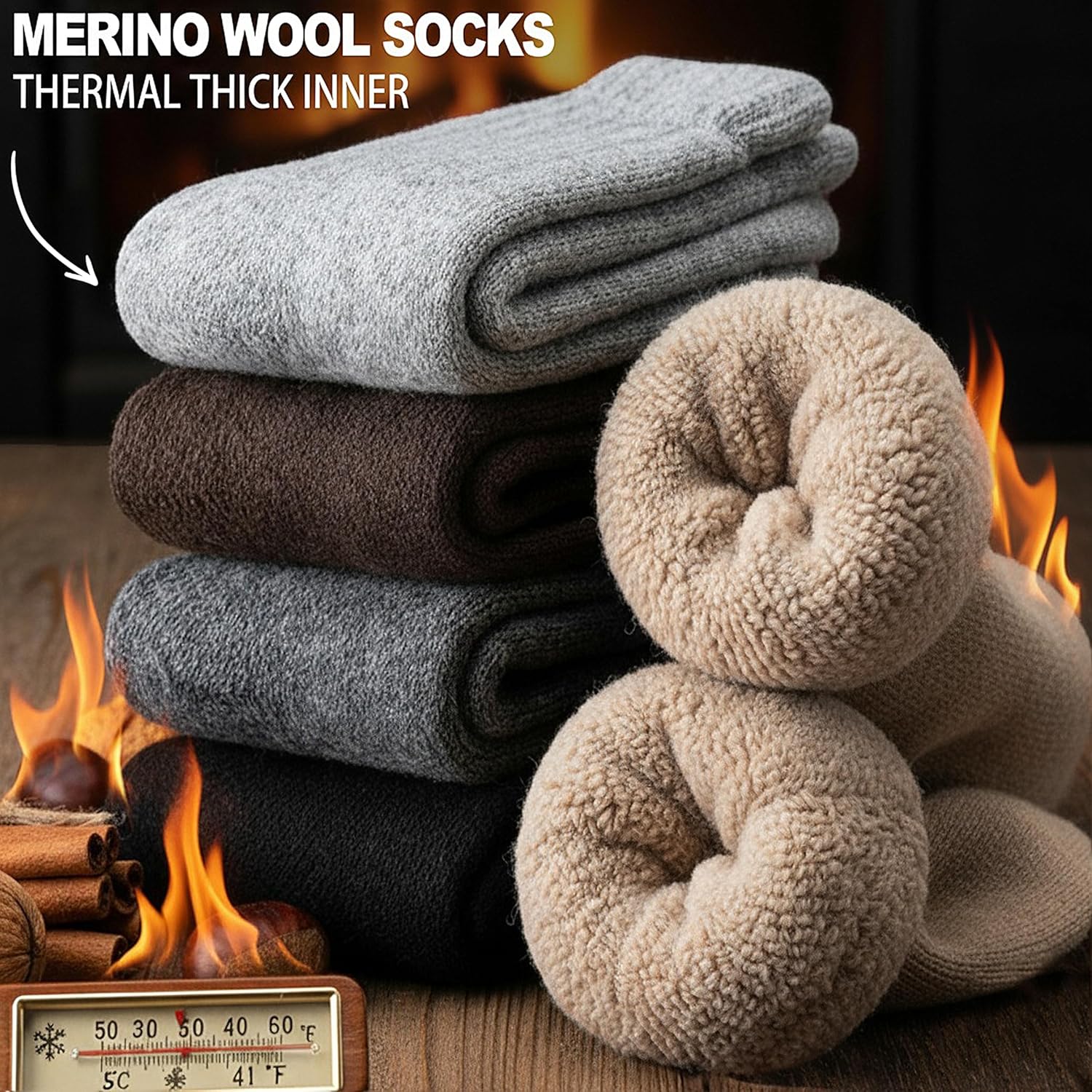 Calcetines de Lana Merino para - Thermal Sock Merino reseña y precio