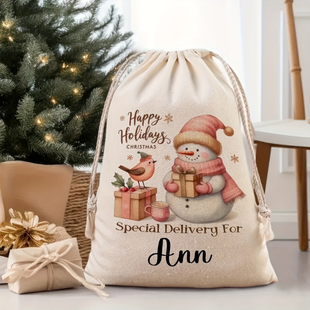 Bolsa de Regalo Navideña Perso - Winter Clothing Name reseña y precio