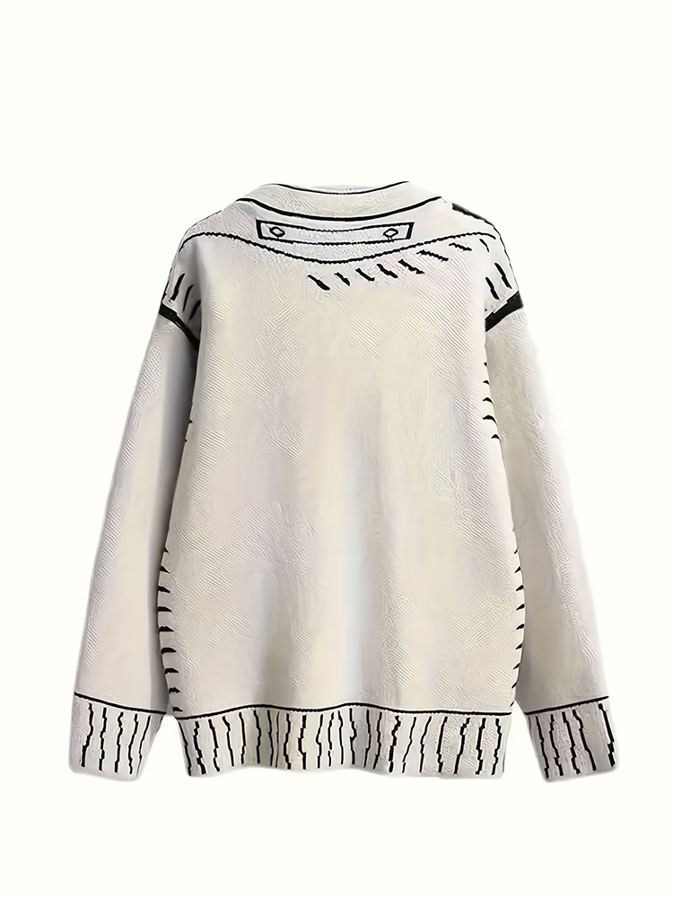 Cárdigan con botones de talla  - Winter Clothing Equipment reseña y precio