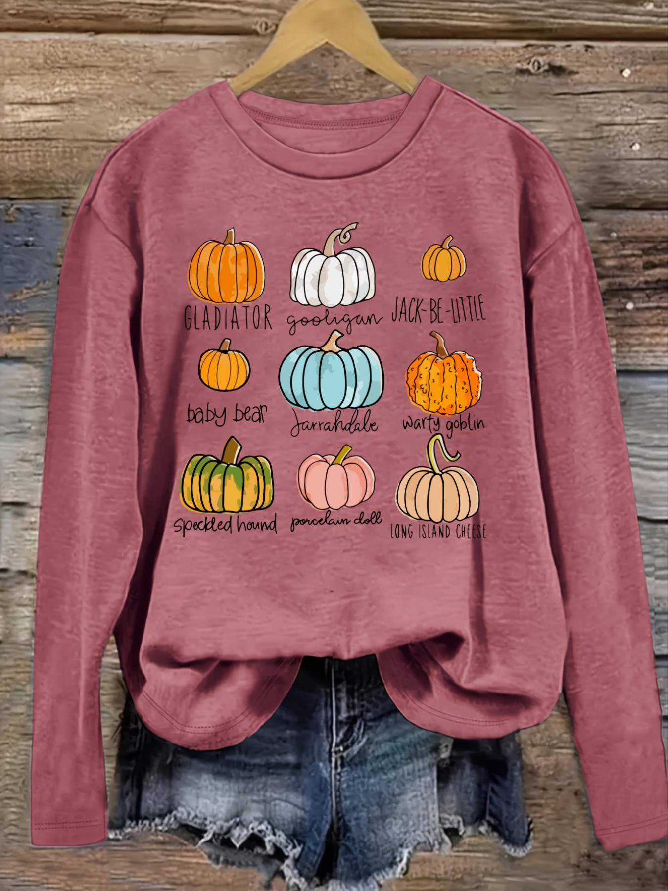 Camiseta Casual de Manga Larga - Winter Clothing Name reseña y precio