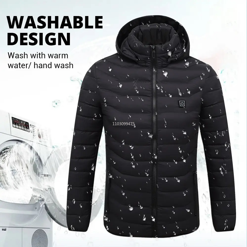 Chaqueta con calefacción eléct - Winter Clothing Hiking reseña y precio