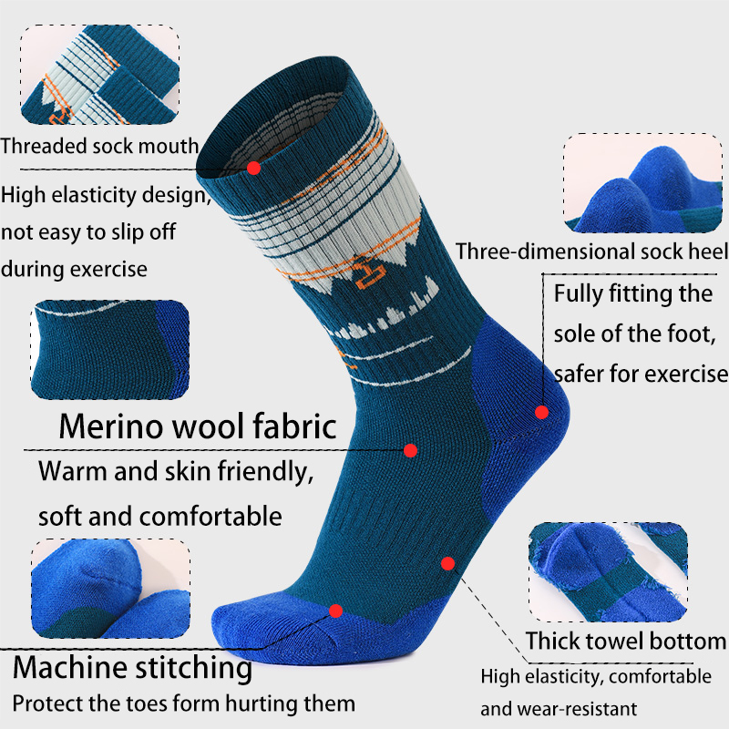 1 Par de Calcetines de Esquí d - Thermal Sock Merino reseña y precio