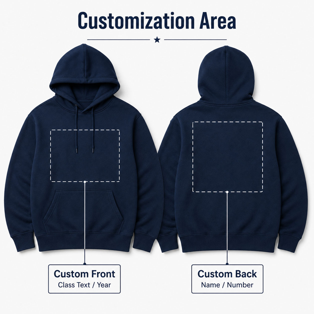 Sudadera con Capucha de Gradua - Winter Clothing Name reseña y precio