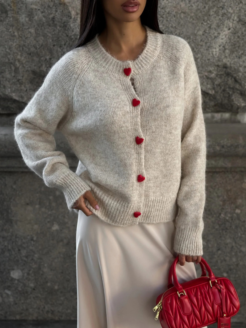DGLUKE-cárdigan de punto con c - Winter Clothing Zara reseña y precio